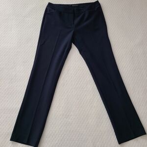 Amanda & Chelsea Navy Striped Narrow Pants Size 2